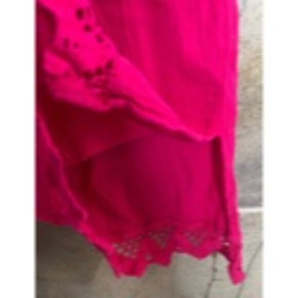 Manta Del Lago Gauze Wide Leg Capri Pants Women Sz M Pull On NWT Lot of 2 Beach - Picture 9 of 11